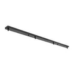 Alternative view of GLOBOSTAR® WALLBASE 77525 Γραμμική Μεταλλική Ροζέτα για Κρέμαση 4 Φωτιστικών - Μαύρο - Μ120 x Π5 x Υ2cm