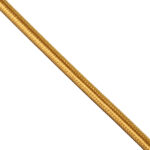 GLOBOSTAR® DECOCABLE 77608 Υφασμάτινο Καλώδιο 2 x 0.75mm² IP20 - Χρυσό - Μ100 x Π0.6 x Υ0.6cm
