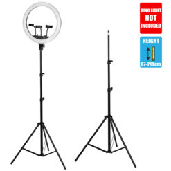 Alternative view of GloboStar® 75807 Professional Floor Tripod - Επαγγελματικό Επιδαπέδιο Τρίποδο για Ring Light LED