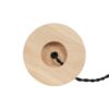 GLOBOSTAR® NOX 77701 Μοντέρνο Επιτραπέζιο Φωτιστικό Πορτατίφ με Ντουί 1 x E27 AC 220-240V IP20 – Μπεζ & Μπρούτζινο – Μ12 x Π12 x Υ9cm