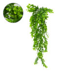 GLOBOSTAR® MYRTLE 78060 Τεχνητό Κρεμαστό Φυτό Μυρτιά - Πράσινο - Μ30 x Π10 x Υ80cm