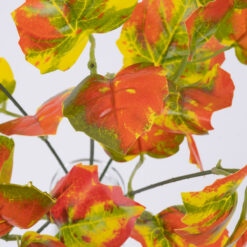 Alternative view of GloboStar® VIRGINIA CREEPER 78216 Τεχνητό Φυτό Παρθενόκισσος - Μπουκέτο Διακοσμητικών Φυτών - Κλαδιών με Φύλλωμα Πορτοκαλί - Κόκκινο - Πράσινο - Κίτρινο Υ35cm