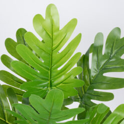 Alternative view of GloboStar® TREE PHILODENDRON 78299 Τεχνητό Φυτό Φιλόδεντρο - Μπουκέτο Διακοσμητικών Φυτών - Κλαδιών με Φύλλωμα Πράσινο Υ40cm