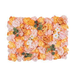 Alternative view of GloboStar® Artificial Garden ROSES STORY ORANGE 78333 Τεχνητό Διακοσμητικό Πάνελ Λουλουδιών - Κάθετος Κήπος σύνθεση Αμβροσία Μ60 x Π40 x Υ6cm