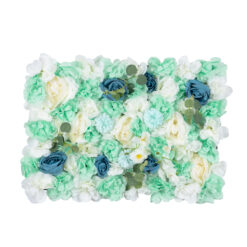 Alternative view of GloboStar® Artificial Garden ROSES STORY BLUE 78334 Τεχνητό Διακοσμητικό Πάνελ Λουλουδιών - Κάθετος Κήπος σύνθεση Αμβροσία Μ60 x Π40 x Υ6cm