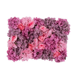 Alternative view of GloboStar® Artificial Garden ROSES STORY PURPLE 78336 Τεχνητό Διακοσμητικό Πάνελ Λουλουδιών - Κάθετος Κήπος σύνθεση Αμβροσία Μ60 x Π40 x Υ6cm