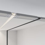GloboStar® PLASTERBOARD-PROFILE 70820-3M Προφίλ Αλουμινίου – Βάση & Ψύκτρα Ταινίας LED με Μαύρο Φιμέ Κάλυμμα – Χωνευτή Χρήση σε Γυψοσανίδα – Trimless – Πατητό Κάλυμμα – Ασημί – 3 Μέτρα – Πακέτο 5 Τεμαχίων – Μ300 x Π6.7 x Υ1.4cm