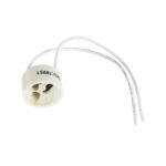 GloboStar® LAMPHOLDER 78951 Ντουί GU10 Πορσελάνης με 15cm Καλώδιο – IP20 – Φ2.7 x Μ15cm – 5 Χρόνια Εγγύηση