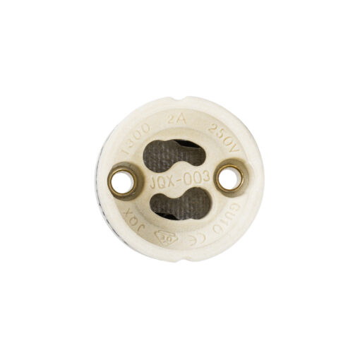 GloboStar® LAMPHOLDER 78951 Ντουί GU10 Πορσελάνης με 15cm Καλώδιο – IP20 – Φ2.7 x Μ15cm – 5 Χρόνια Εγγύηση