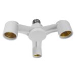 GLOBOSTAR® ADAPTOR 78976 Αντάπτορας/Μετατροπέας από Ντουί E27 σε 3 x E27 IP20 - Μ18 x Π18 x Υ10cm