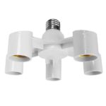 GLOBOSTAR® ADAPTOR 78979 Αντάπτορας/Μετατροπέας από Ντουί E27 σε 5 x E27 IP20 - Μ18 x Π18 x Υ10cm