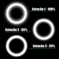 Alternative view of GloboStar® 79043 Selfie Ring Light LED SMD 2W 200 lm Μαύρο Σώμα με Ενσωματωμένη Επαναφορτιζόμενη Μπαταρία 500mAh & Καλώδιο Φόρτισης Micro USB Ψυχρό Λευκό 6000 K για Κινητό Τηλέφωνο και Tablet Φ8.5 x Υ2.5cm