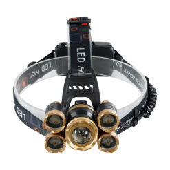Alternative view of GloboStar® 79060 Φορητός Φακός Κεφαλής LED CREE 30W με Επαναφορτιζόμενη Μπαταρία 5200mAh & Καλώδιο Φόρτισης USB - Ψυχρό Λευκό 6000K - Μ8.5 x Π5.5 x Υ5cm