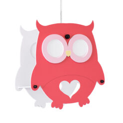 Alternative view of GLOBOSTAR® OWL 61576 Παιδικό Κρεμαστό Φωτιστικό Οροφής με Ντουί 1 x E27 AC 220-240V IP20 - Πολύχρωμο - Μ29.5 x Π15.5 x Υ30.5cm