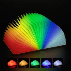 Alternative view of GLOBOSTAR® BOOKDECO 79636 Μοντέρνο Επιτραπέζιο Φωτιστικό Πορτατίφ LED 4W 250lm 180° DC 5V με USB 2.0 & Επαναφορτιζόμενη Μπαταρία Li-ion 3.2V 1000mAh IP20 Πολύχρωμο RGB - Μπεζ - Μ21.5 x Π16.5 x Υ2.2cm - 2 Χρόνια Εγγύηση