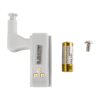 GloboStar® CLOSET 79641 Φωτιστικό Ντουλάπας LED για Μεντεσέ με Διακόπτη On/Off Κουμπωτό με Μπαταρία(Δεν συμπεριλαμβάνεται) – Θερμό Λευκό 2700K – Μ7 x Π4 x Υ2.5cm