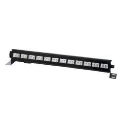 Alternative view of GLOBOSTAR® UVBAR 79660 Μπάρα Φωτισμού με IR Ασύρματο Χειριστήριο LED 36W 120° AC 220-240V IP20 Ultraviolet UV Black Light DMX512 - Star LED Chip - Μαύρο - Μ50 x Π6 x Υ6cm - 2 Χρόνια Εγγύηση
