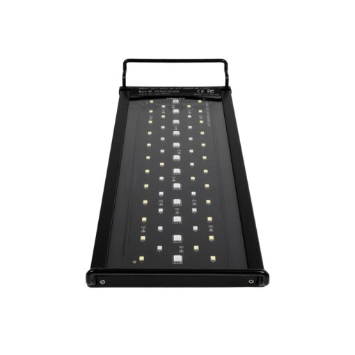 GLOBOSTAR® AQUARIUS 79678 Φωτιστικό Ενυδρείου με Ενσωματωμένο Χειριστήριο LED 12W 600lm 120° AC 220-240V Αδιάβροχο IP44 Πολύχρωμο RGBW Dimmable – Sanan SMD Chip – Μαύρο – Μ30 x Π11 x Υ3cm – 2 Χρόνια Εγγύηση