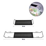 GLOBOSTAR® AQUARIUS 79678 Φωτιστικό Ενυδρείου με Ενσωματωμένο Χειριστήριο LED 12W 600lm 120° AC 220-240V Αδιάβροχο IP44 Πολύχρωμο RGBW Dimmable – Sanan SMD Chip – Μαύρο – Μ30 x Π11 x Υ3cm – 2 Χρόνια Εγγύηση