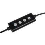 GLOBOSTAR® AQUARIUS 79678 Φωτιστικό Ενυδρείου με Ενσωματωμένο Χειριστήριο LED 12W 600lm 120° AC 220-240V Αδιάβροχο IP44 Πολύχρωμο RGBW Dimmable – Sanan SMD Chip – Μαύρο – Μ30 x Π11 x Υ3cm – 2 Χρόνια Εγγύηση