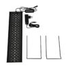 GLOBOSTAR® AQUARIUS 79679 Φωτιστικό Ενυδρείου με Ενσωματωμένο Χειριστήριο LED 16W 800lm 120° AC 220-240V Αδιάβροχο IP44 Πολύχρωμο RGBW Dimmable – Sanan SMD Chip – Μαύρο – Μ45 x Π11 x Υ3cm – 2 Χρόνια Εγγύηση