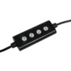 GLOBOSTAR® AQUARIUS 79679 Φωτιστικό Ενυδρείου με Ενσωματωμένο Χειριστήριο LED 16W 800lm 120° AC 220-240V Αδιάβροχο IP44 Πολύχρωμο RGBW Dimmable – Sanan SMD Chip – Μαύρο – Μ45 x Π11 x Υ3cm – 2 Χρόνια Εγγύηση