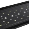 GLOBOSTAR® AQUARIUS 79681 Φωτιστικό Ενυδρείου με Ενσωματωμένο Χειριστήριο LED 22W 1100lm 120° AC 220-240V Αδιάβροχο IP44 Πολύχρωμο RGBW Dimmable – Sanan SMD Chip – Μαύρο – Μ75 x Π11 x Υ3cm – 2 Χρόνια Εγγύηση