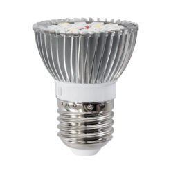 GLOBOSTAR® GROWSPOT 79691 Σποτ E27 MR16 Ανάπτυξης Φυτών LED 28W 840lm 120° AC 220-240V IP20 Πολύχρωμο Πλήρους Φάσματος Κόκκινο 660nm & Μπλε 450nm & UVIR 730nm Dimmable - Sanan SMD Chip -Μ5 x Π5 x Υ6cm - 2 Χρόνια Εγγύηση