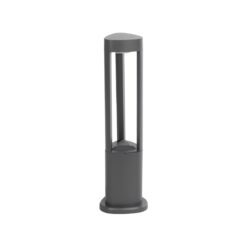 Alternative view of GLOBOSTAR® RODEMA 90545 Φωτιστικό Κολωνάκι Κήπου LED 15W 1500lm 60° AC 220-240V Αδιάβροχο IP65 Θερμό Λευκό 2700K - Γκρι Ανθρακί - Μ16.5 x Π16.5 x Υ60cm - 3 Χρόνια Εγγύηση