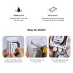 GloboStar® 80041 SONOFF IP66-CASE-R2 – BOX Case for SONOFF Smart Switches Waterproof IP66