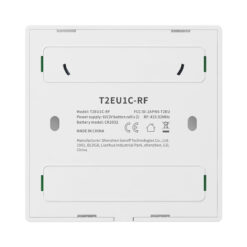 Alternative view of GloboStar® 80067 SONOFF T2EU3C-RF - 433MHz Wireless Smart Wall Touch Button Switch 3 Way - RF Series