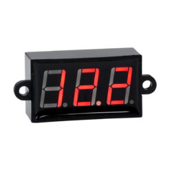 Alternative view of GloboStar® 79985 Όργανο Μέτρησης Τάσης Βολτόμετρο με Οθόνη LED Display DC 3.5 έως 30V Κόκκινο Μ5.5 x Π1.5 x Υ2.5cm