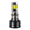 GloboStar® 81661 H4/HS1 KIT Βασικού Φωτισμού Μοτοσυκλέτας 2nd Generation Can-Bus Series LED CREE CXB COB 60W 6000lm DC 8-80V Αδιάβροχο IP67 Ψυχρό Λευκό 8000K