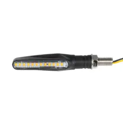 Alternative view of GLOBOSTAR® TURNLIGHT 81754 Φλας Μοτοσυκλέτας LED 1W/2W 110lm/220lm 120° DC 12V Αδιάβροχο IP65 Πορτοκαλί - Μ14 x Π2.3 x Υ1.9cm - Πακέτο 2 Τεμαχίων - 1 Χρόνο Εγγύηση