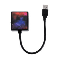 Alternative view of GloboStar® 81847 Διακοσμητικό Φωτιστικό Ειδικών Φωτορυθμικών Εφέ PARTY Disco LASER DC 5V με Καλώδιο Τροφοδοσίας USB Μπλέ Κόκκινο IP20 Μ26.5 x Π4.5 x Υ2.5cm