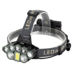 Alternative view of GLOBOSTAR® HEADLAMP 79062 Φακός Κεφαλής LED 40W 4000lm 15~60° DC 5V με USB-C με Επαναφορτιζόμενη Μπαταρία Li-ion 3.7V 2x18650 6000mAh Αδιάβροχο IP54 Ψυχρό Λευκό 6000K - CREE XML2-T6 Chip - Μ9.2 x Π3 x Υ4.5cm - 1 Χρόνο Εγγύηση