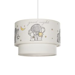 Alternative view of GLOBOSTAR® ELEPHANT 204-0002 Παιδικό Κρεμαστό Φωτιστικό Οροφής με Ντουί 1 x E27 AC 220-240V IP20 - Πολύχρωμο - Μ30 x Π30 x Υ24cm