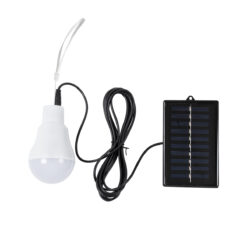 Alternative view of GLOBOSTAR® SOLARLAMP 71502 Λάμπα A60 LED 3W 150lm 260° DC 5V με Φωτοβολταϊκό Panel 5V 0.2W & Επαναφορτιζόμενη Μπαταρία Li-ion 3.2V 600mAh IP20 Ψυχρό Λευκό 6000K - Μ6 x Π6 x Υ10cm - 2 Χρόνια Εγγύηση