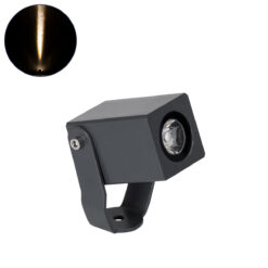Alternative view of GLOBOSTAR® TREEMARO 90472 Φωτιστικό Σποτ για Φυτά - Δέντρα LED 3W 330lm 8° DC 24V Αδιάβροχο IP67 Θερμό Λευκό 2700K Dimmable - Bridgelux SMD Chip - Γκρι Ανθρακί - Μ3.5 x Π6.4 x Υ10cm - 3 Χρόνια Εγγύηση
