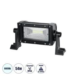 GloboStar® 85480 Μπάρα LED Pencil Beam 7D 2835 SMD 54W 10-30V για Αυτοκίνητα & Φορτηγά LED CREE XBD  6480lm 15° DC 10-30V Αδιάβροχη IP65 Ψυχρό Λευκό 6000K - Μ22 x Π10 x Υ11cm