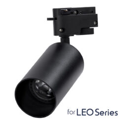 Alternative view of GLOBOSTAR® LEO 60353 Κινούμενο Φωτιστικό Σποτ Ράγας με Ντουί 1 x GU10 AC 220-240V IP20 - Μαύρο Ματ - Μ6 x Π6 x Υ19cm