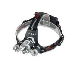 Alternative view of GloboStar® 79057 Φακός Κεφαλής Επαναφορτιζόμενος LED CREE XML2-T6 Chip 30 Watt 3000lm με 2 x 18650 Μπαταρίες 6000mAh Ψυχρό Λευκό 6000K