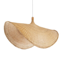 Alternative view of GLOBOSTAR® CUBA 01769 Boho Κρεμαστό Φωτιστικό Οροφής με Ντουί 1 x E27 AC 220-240V IP20 - Μπεζ - Μ100 x Π100 x Υ55cm