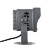 GLOBOSTAR® FLOODXENA 90124 Προβολέας Σποτ Wall Washer LED 12W 1020lm 10° AC 220-240V Αδιάβροχο IP65 Μπλε – Bridgelux SMD Chip – Γκρι Ανθρακί – Μ13.5 x Π11 x Υ15cm – 3 Χρόνια Εγγύηση