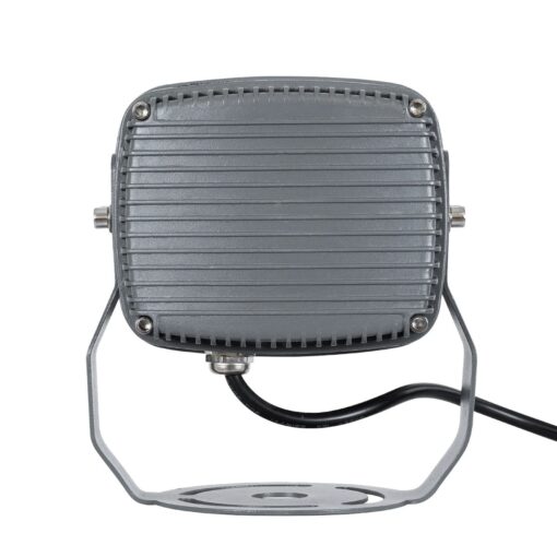 GLOBOSTAR® FLOODXENA 90125 Προβολέας Σποτ Wall Washer LED 12W 1020lm 10° AC 220-240V Αδιάβροχο IP65 Φούξια – Bridgelux SMD Chip – Γκρι Ανθρακί – Μ13.5 x Π11 x Υ15cm – 3 Χρόνια Εγγύηση
