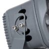 GLOBOSTAR® FLOODXENA 90125 Προβολέας Σποτ Wall Washer LED 12W 1020lm 10° AC 220-240V Αδιάβροχο IP65 Φούξια – Bridgelux SMD Chip – Γκρι Ανθρακί – Μ13.5 x Π11 x Υ15cm – 3 Χρόνια Εγγύηση