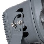 GLOBOSTAR® FLOODXENA 90125 Προβολέας Σποτ Wall Washer LED 12W 1020lm 10° AC 220-240V Αδιάβροχο IP65 Φούξια – Bridgelux SMD Chip – Γκρι Ανθρακί – Μ13.5 x Π11 x Υ15cm – 3 Χρόνια Εγγύηση