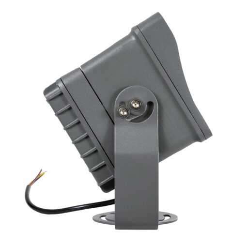 GLOBOSTAR® FLOODXENA 90132 Προβολέας Σποτ Wall Washer LED 24W 2040lm 10° AC 220-240V Αδιάβροχο IP65 Φούξια – Bridgelux SMD Chip – Γκρι Ανθρακί – Μ18 x Π13.5 x Υ18cm – 3 Χρόνια Εγγύηση