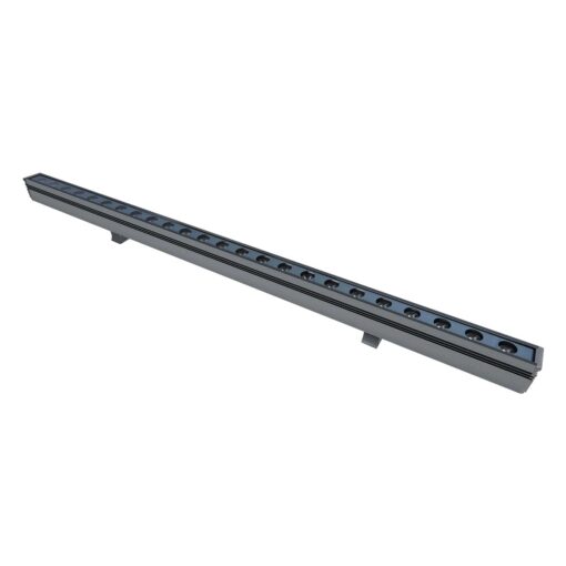 GLOBOSTAR® WASHERMARGO 90151 Μπάρα Φωτισμού Wall Washer LED 24W 2640lm 30° DC 24V Αδιάβροχο IP66 Θερμό Λευκό 2700K Dimmable – Bridgelux SMD Chip – Γκρι Ανθρακί – Μ100 x Π4 x Υ5cm – 3 Χρόνια Εγγύηση