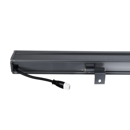 GLOBOSTAR® WASHERMARGO 90153 Μπάρα Φωτισμού Wall Washer LED 24W 2880lm 30° DC 24V Αδιάβροχο IP66 Ψυχρό Λευκό 6000K Dimmable – Bridgelux SMD Chip – Γκρι Ανθρακί – Μ100 x Π8.5 x Υ4cm – 3 Χρόνια Εγγύηση